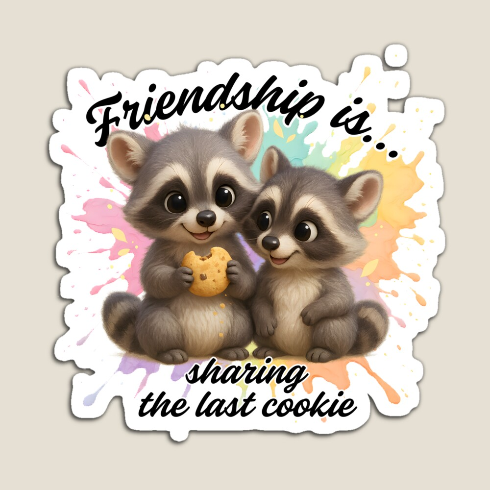 Friendship is sharing the last cookie image