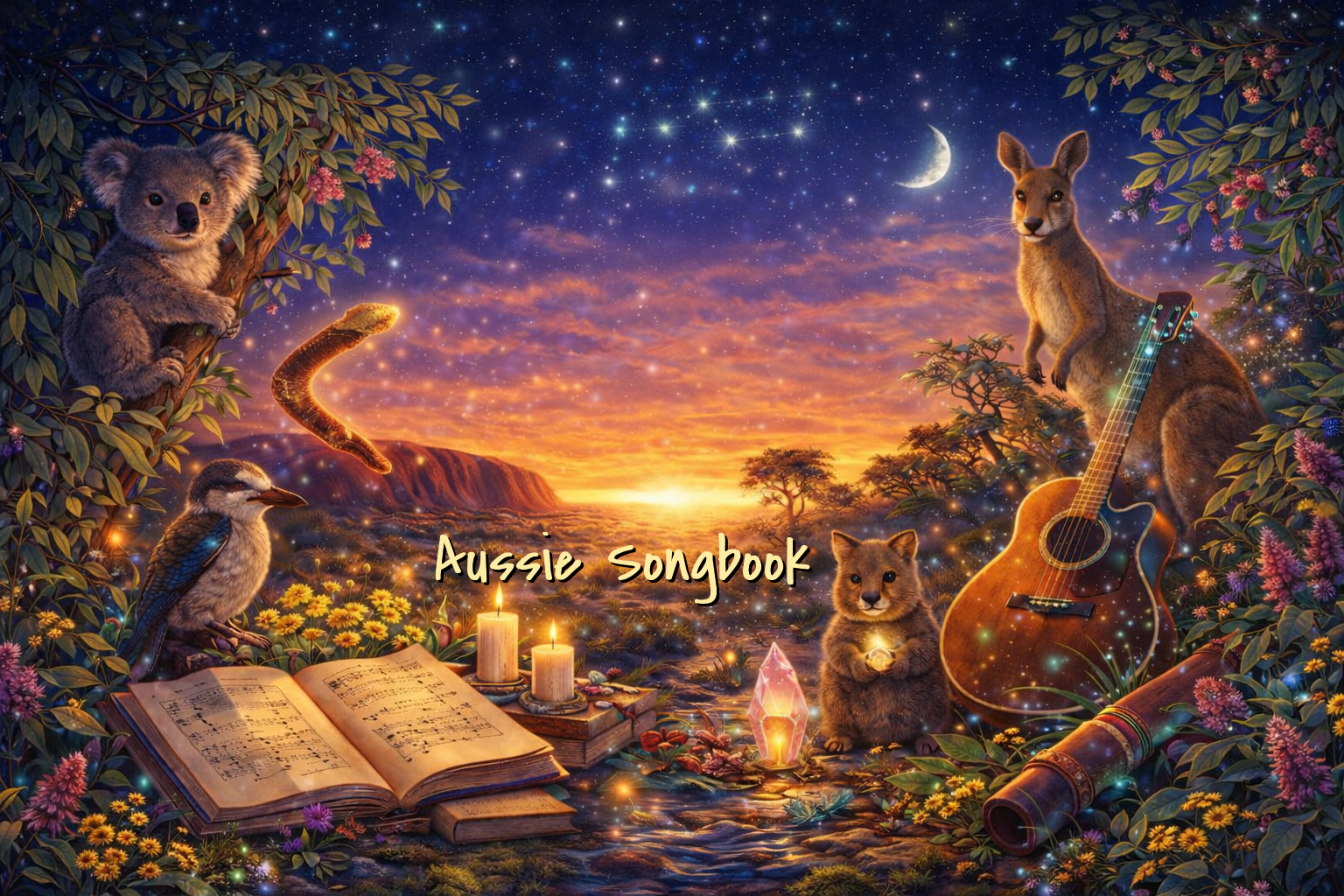 Waratah and Wood Aussie Songbook!